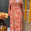 Plus Size Peach Color Anarkali Kurti