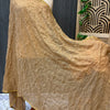 Gold Zari Embroidery Dupatta with Gotta Patti Border - Elegant Festive Wear