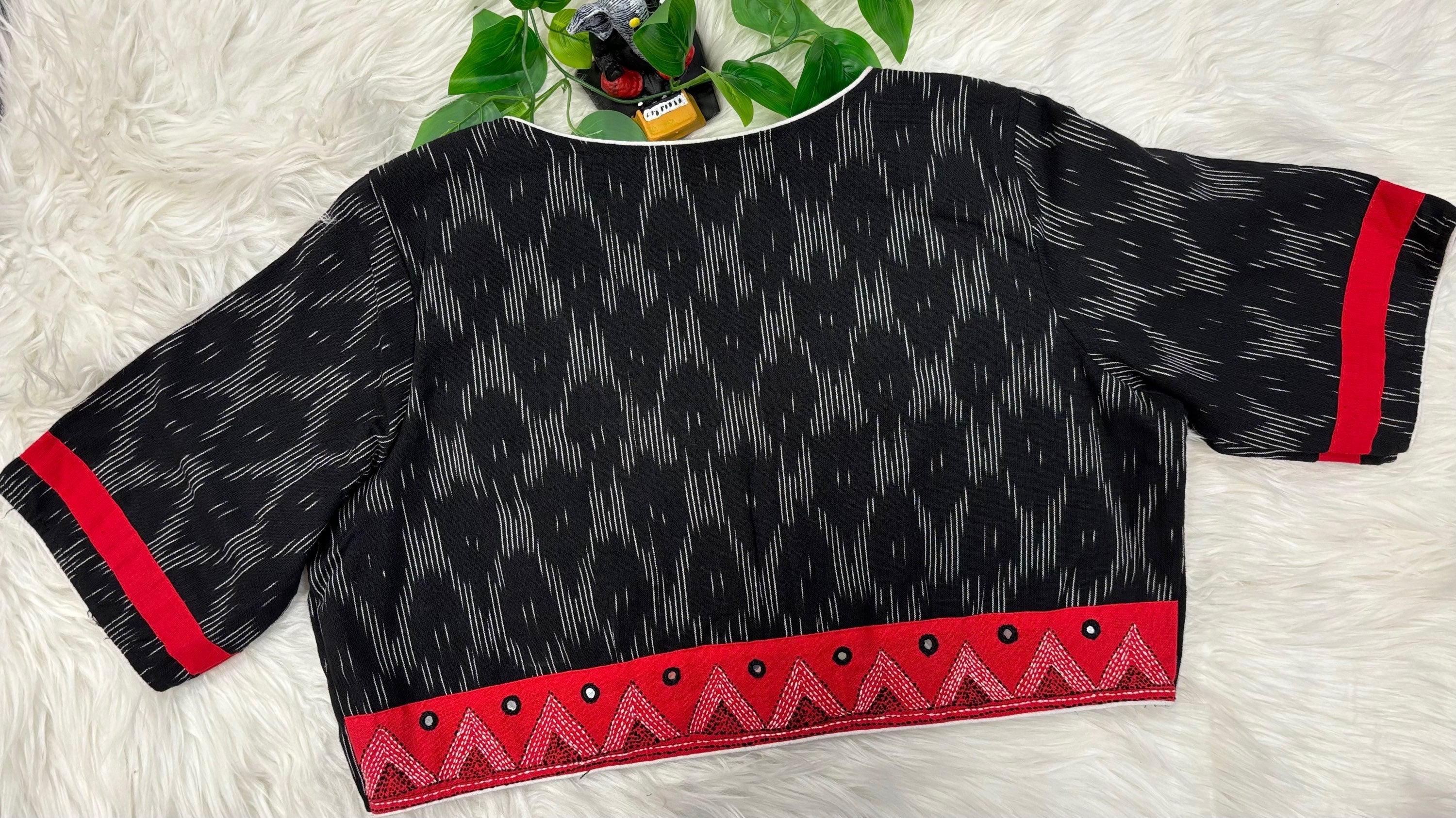 Black Colour Pure cotton Blouse - Size 42 image 1