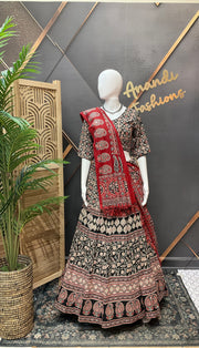 Ajrakh Print Pure Cotton Chaniya choli set