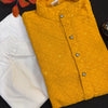 Rayon Material -Boys Chikankari Kurta set - Size 4 to 12