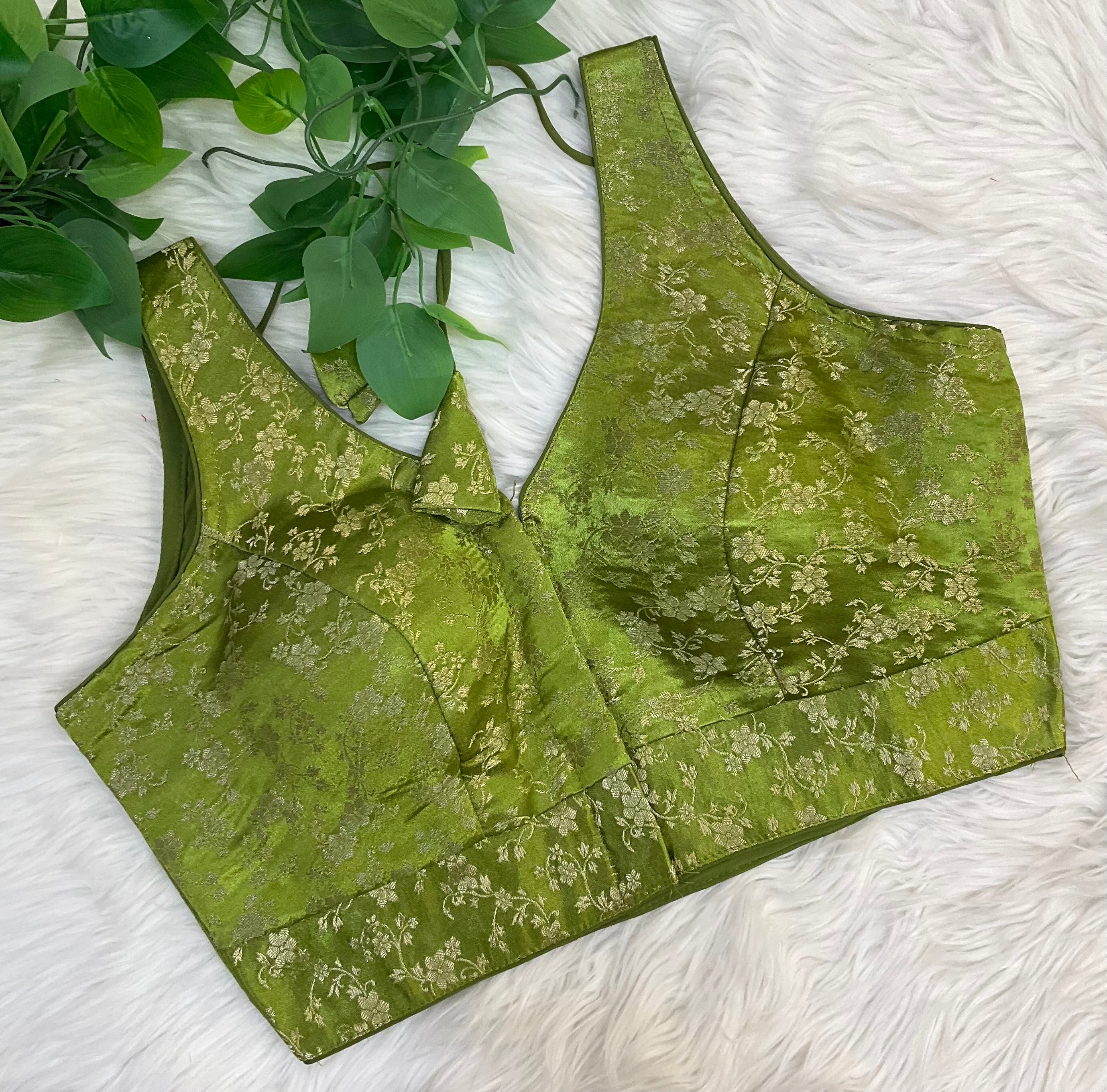 Soft Benarasi Blouses - Front Opening