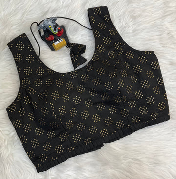 Back Opening - Sleeveless Blouse