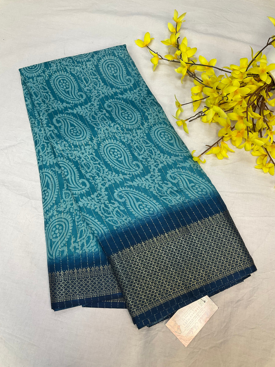 Light Weight Sarees with Mango Design