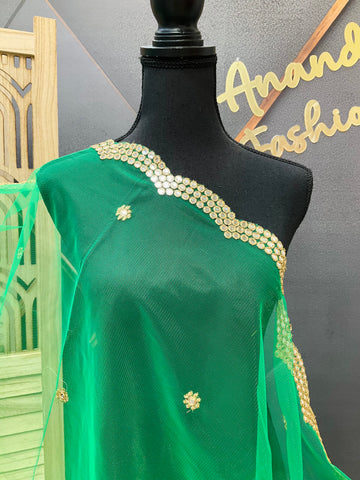 Green Sheer/Net duppatta