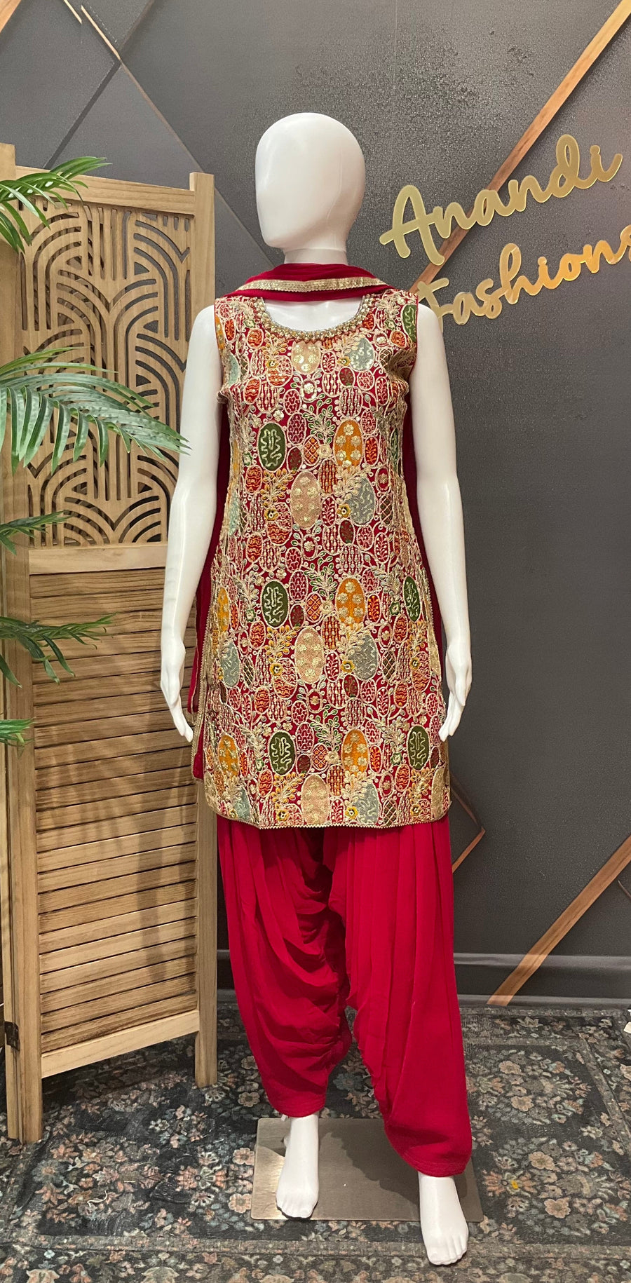 Teenage Girl Party Wear Patiyala suit