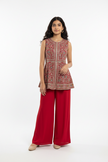 Teenage Girls - Red sharara