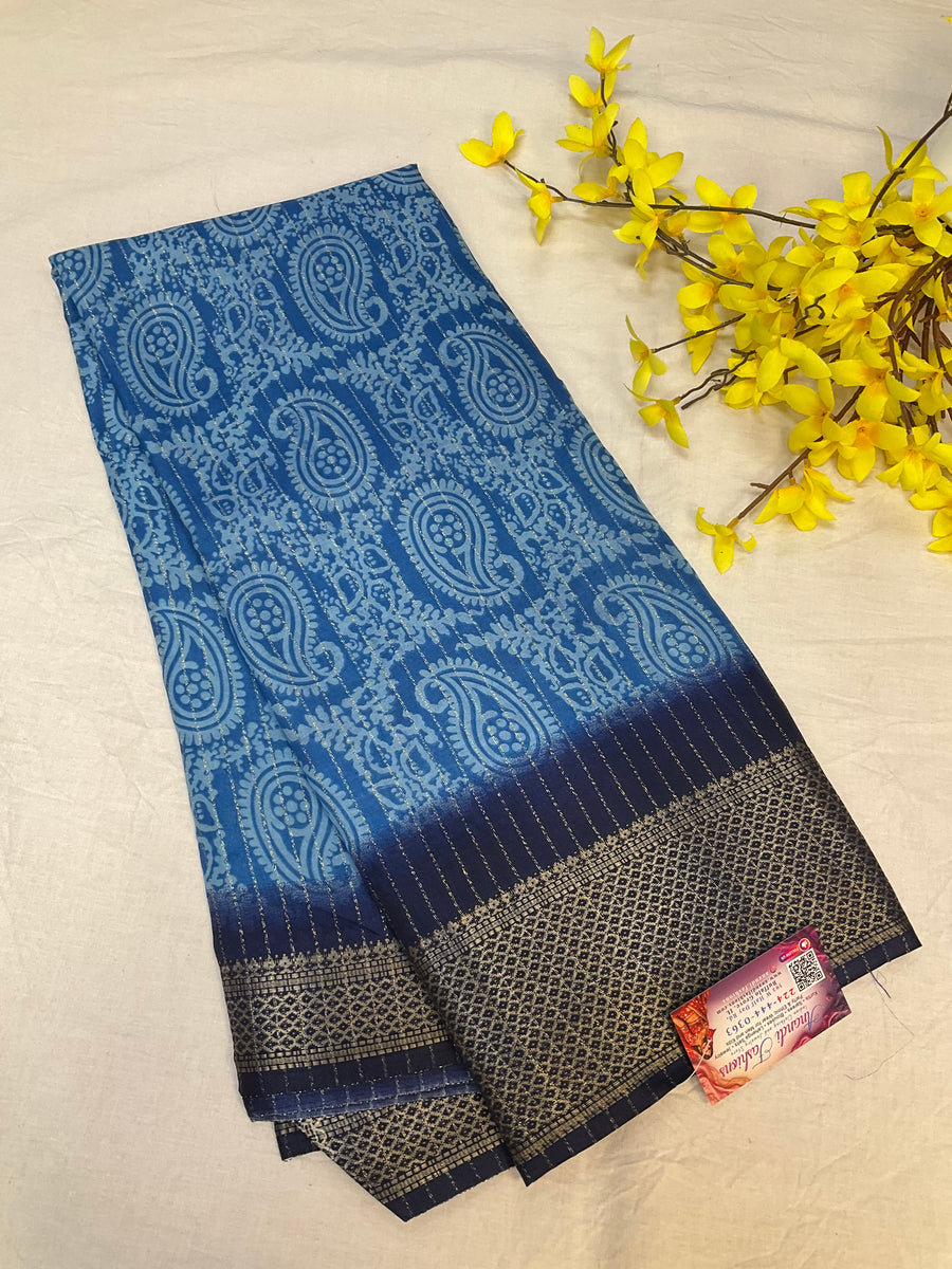 Light Weight Sarees with Mango Design