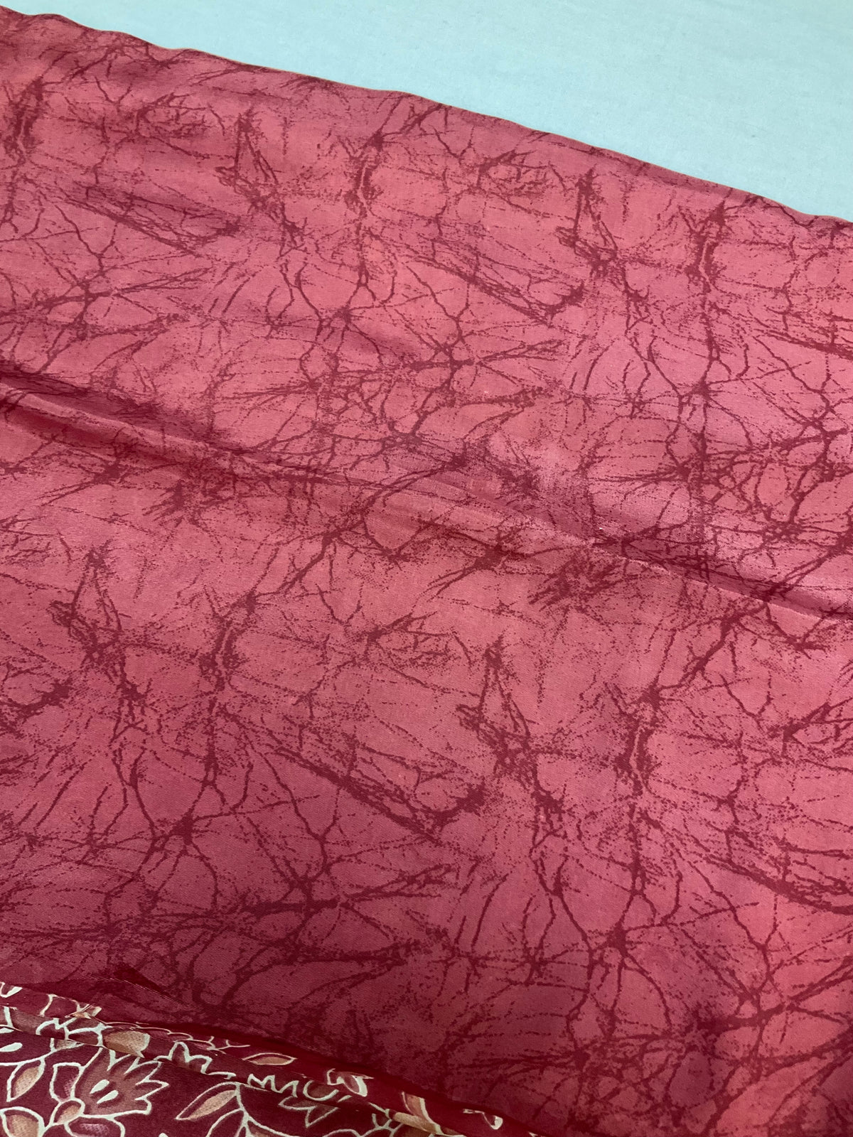 Onion Pink - Soft Crape Silk Saree