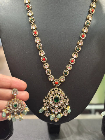 Light Weight Victorian Long Necklace set