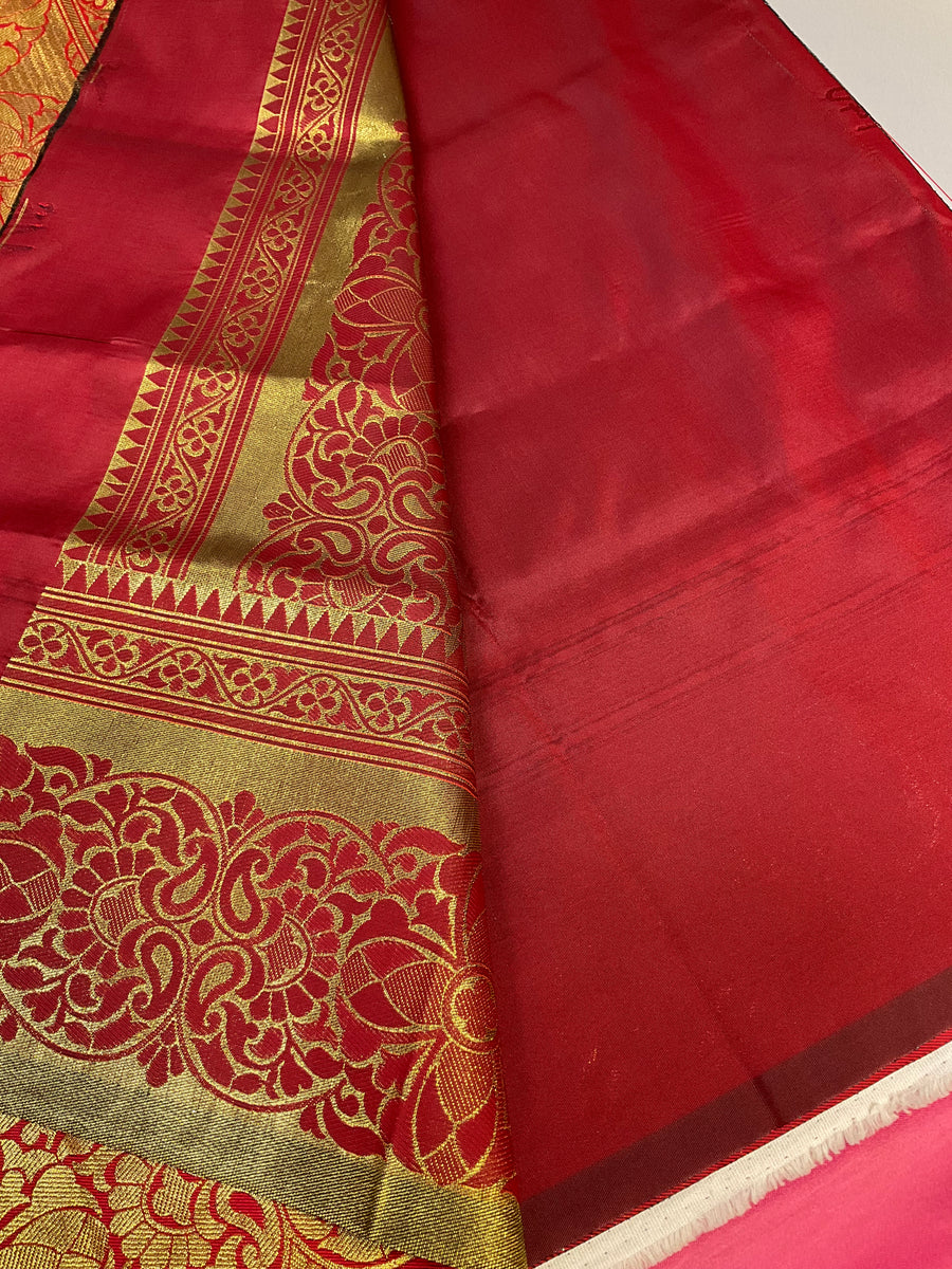Semi Silk Kanjeevaram Royal Blue Saree