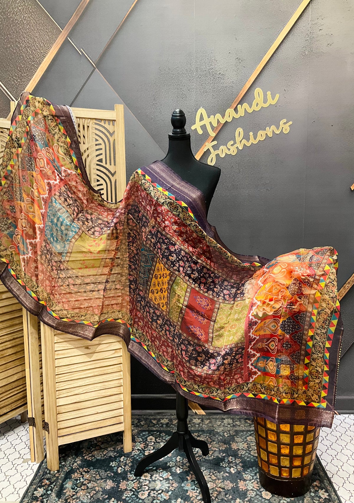 Orangza Digital Print Dupatta