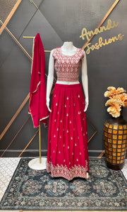 Teenage Girls Red Lehenga set