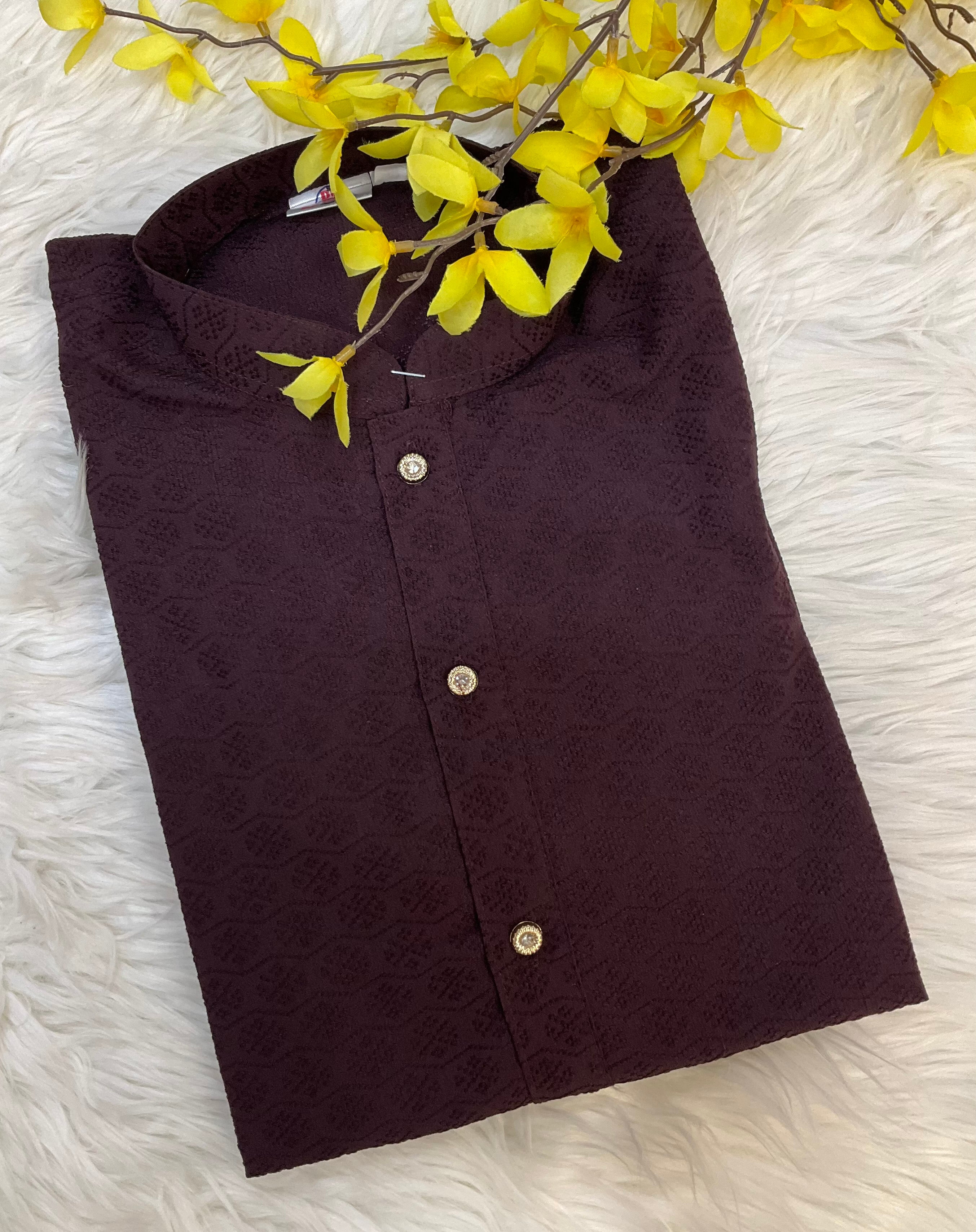 Wine Color Men’s wear Kurta Pajama sets