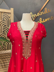 Plus Size Red Long Dress
