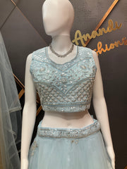 Pastel Blue  Lehenga set