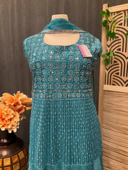 Plus Size - Party wear floor length dress- Size 56/58