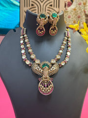 Premium Collections Mosanite Necklace set