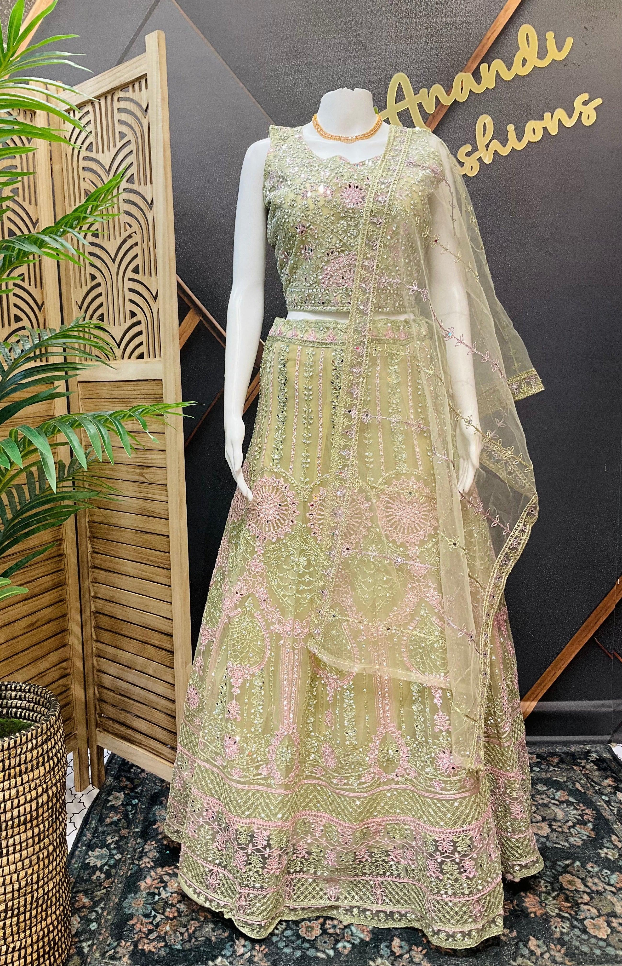 Party Wear Lehenga Set - Designer Heavy Work