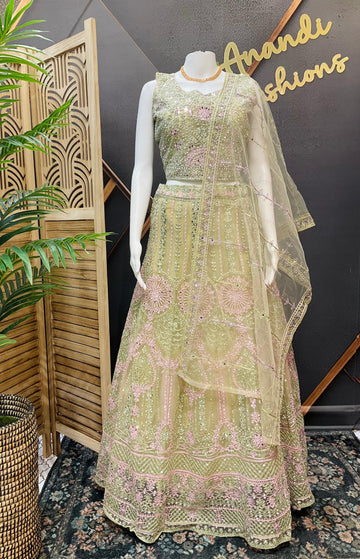 Party Wear Lehenga Set - Designer Heavy Work