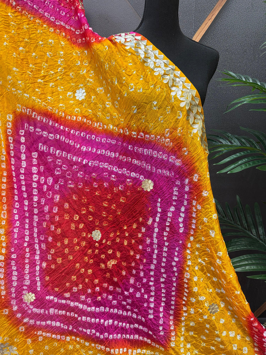 Multicolor Bandhani Dupattas
