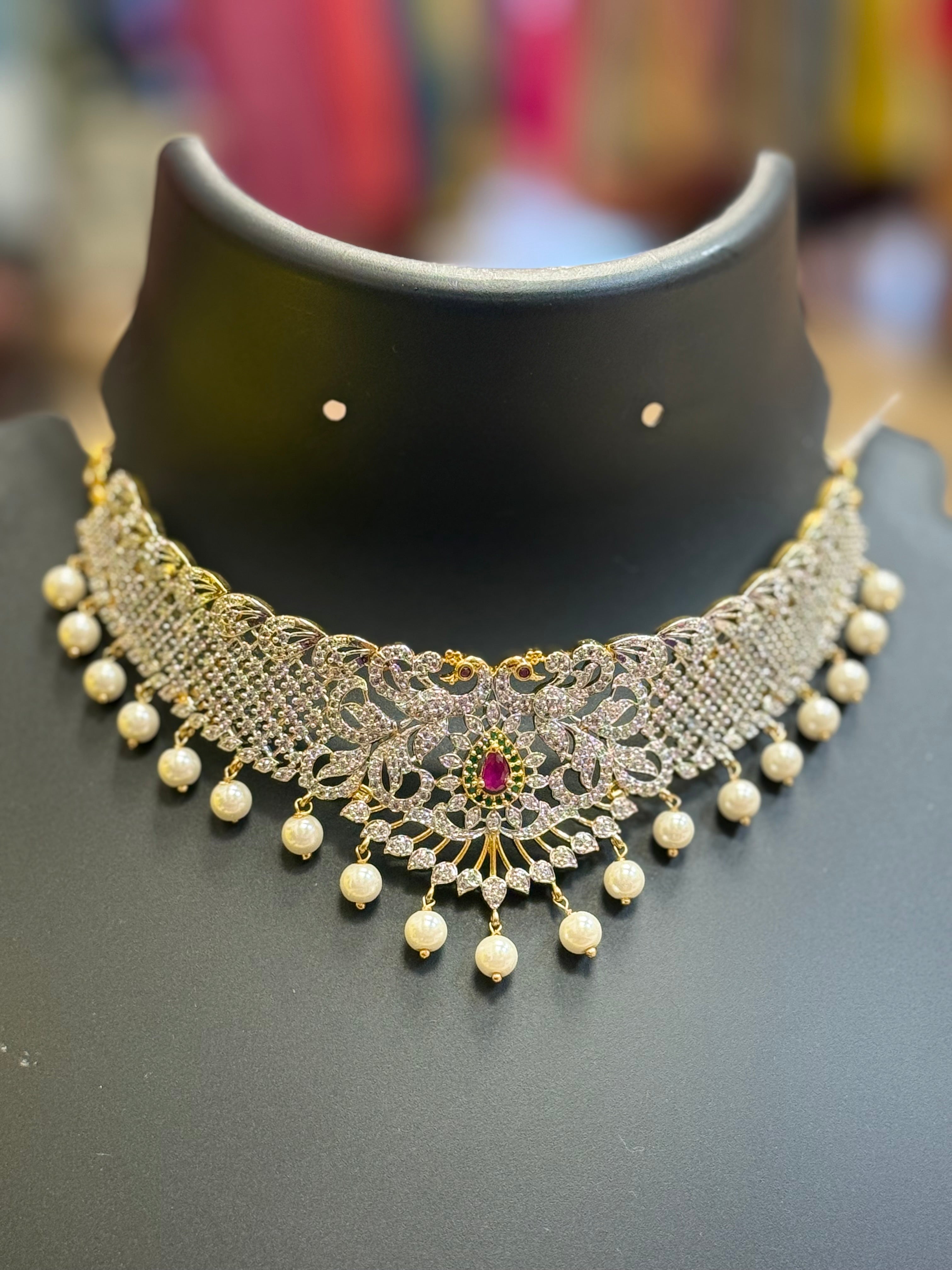 CZ Necklace/Choker set