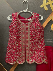 Toddler Pink Palazzo set