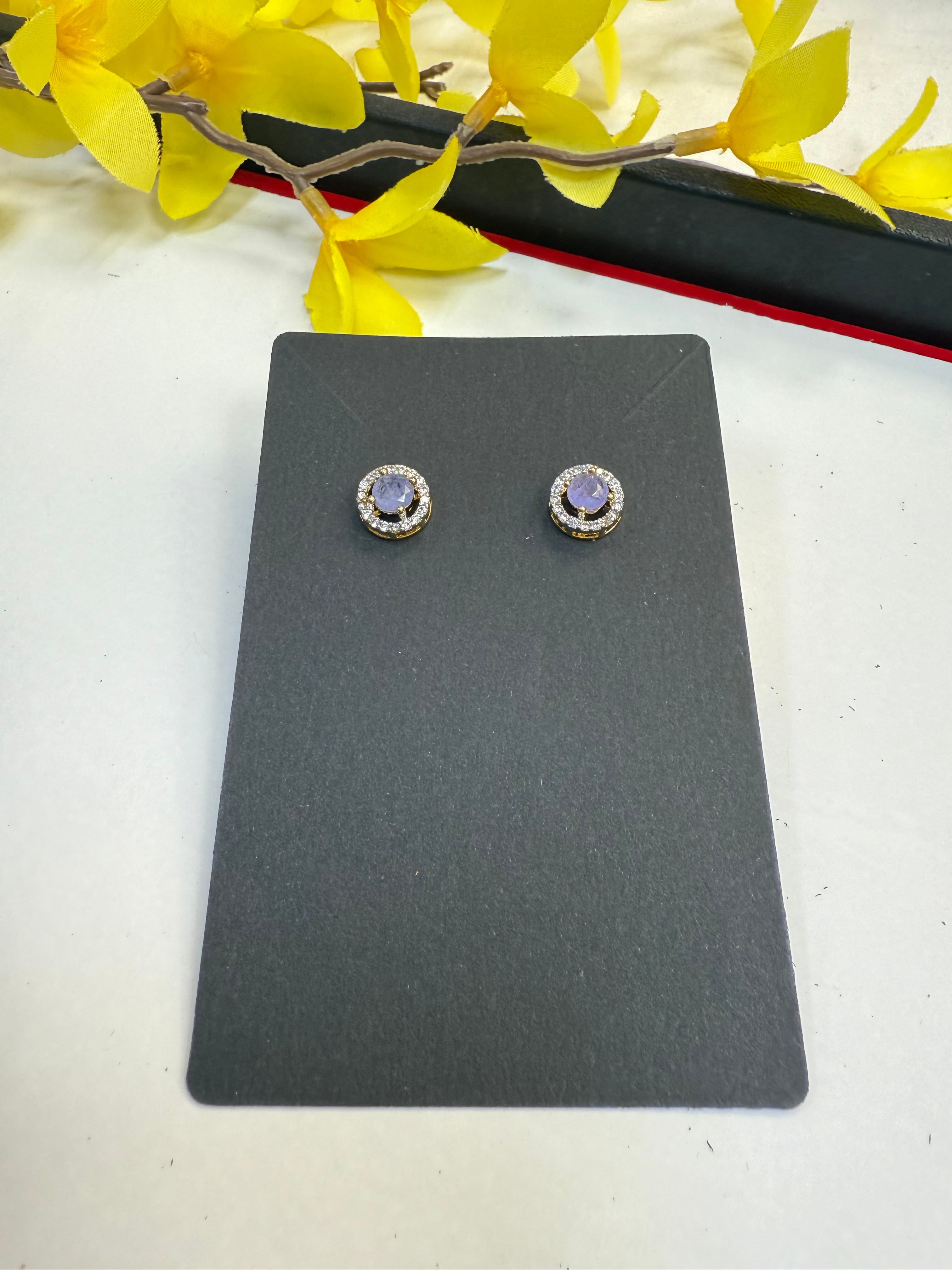 Small circle studs/earrings image 6