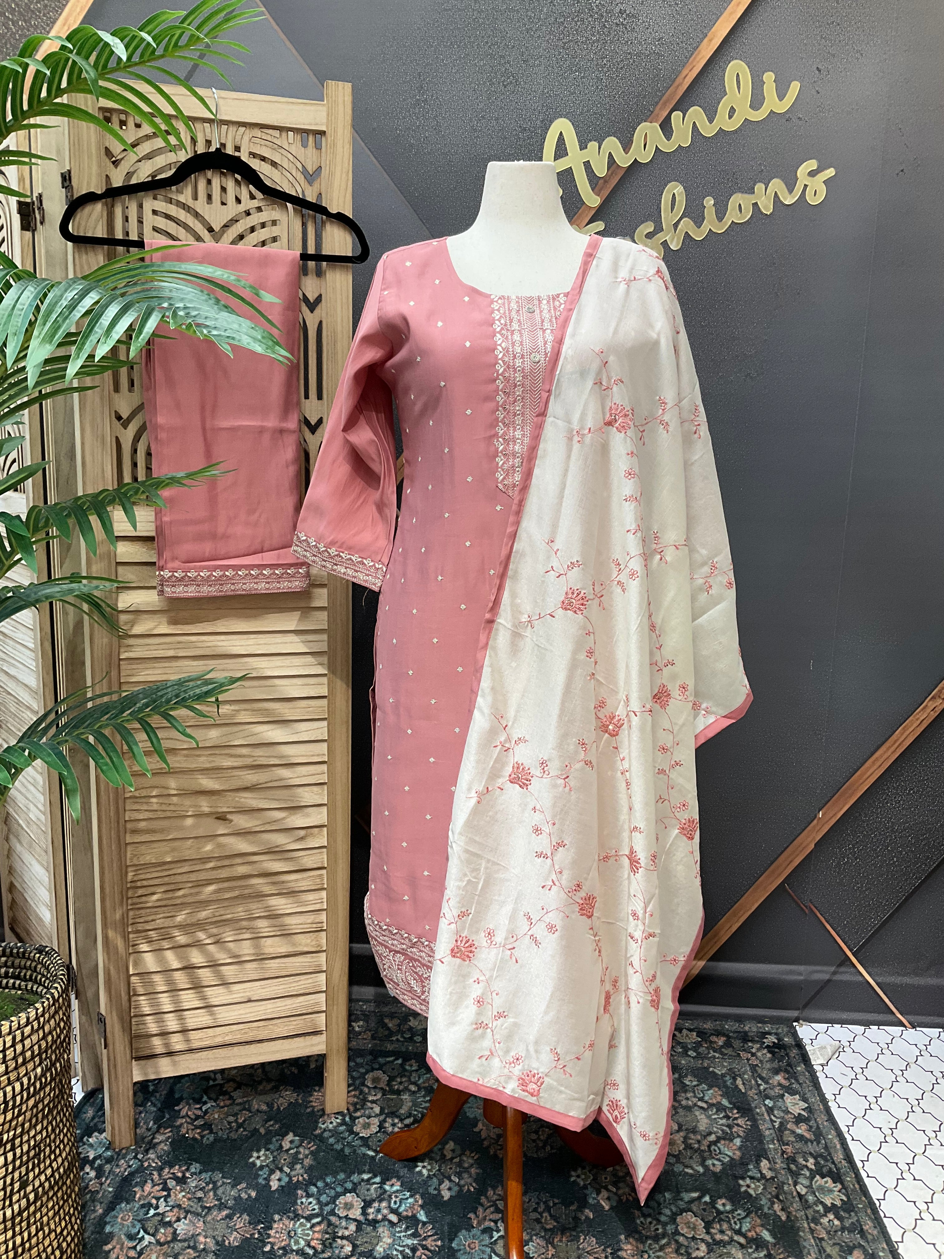 Plus Size Pastel Color - Kurti sets