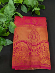 Pure Silk Saree - Copper Zari Work Traditional & Trendy 7 Colors