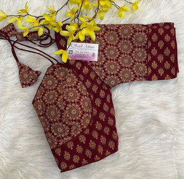 Maroon Blouse -Size 38