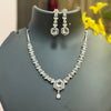 Silver Party Necklace Set