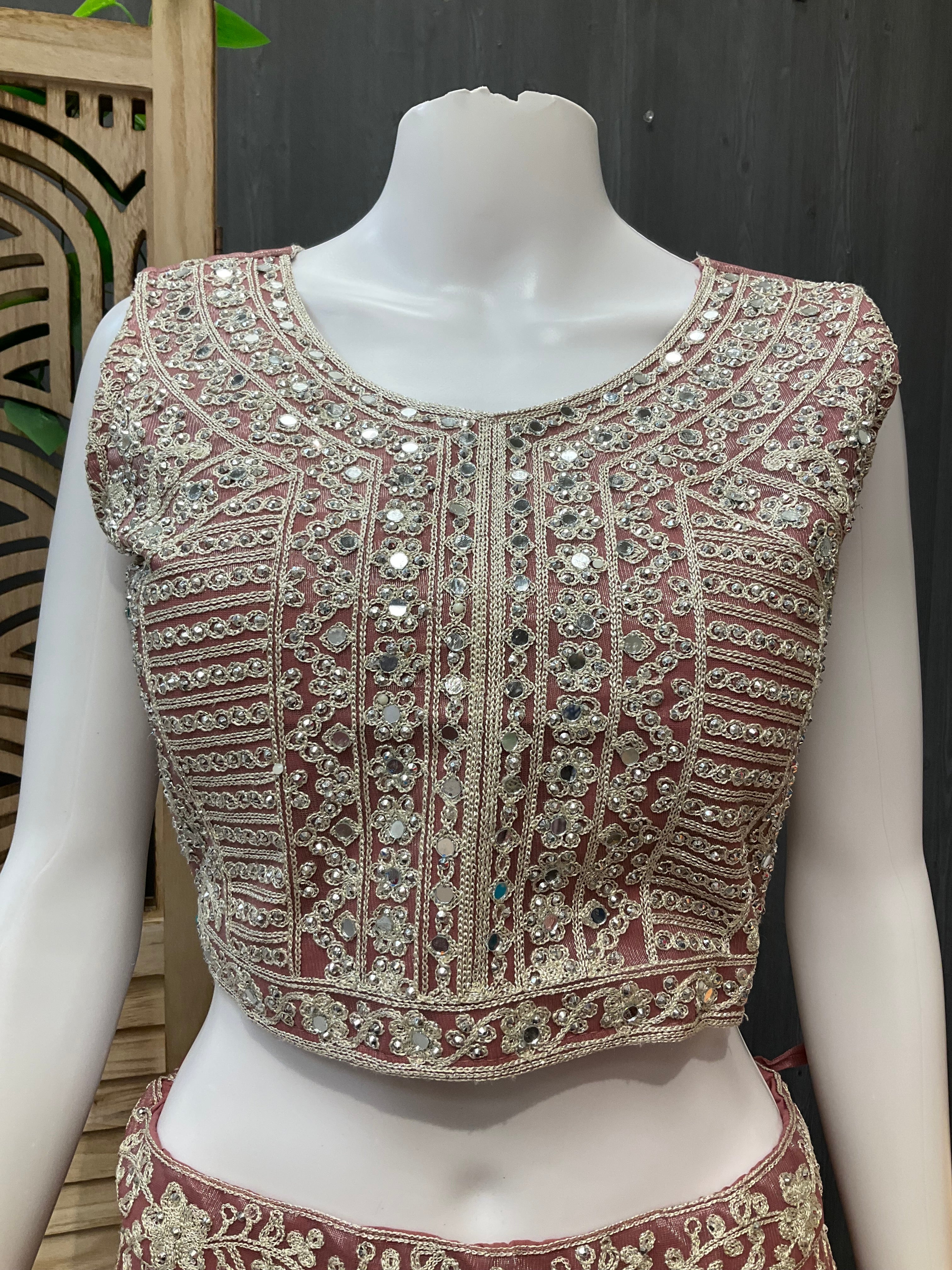 Pastel colour -Heavy Work Lehanga Sets