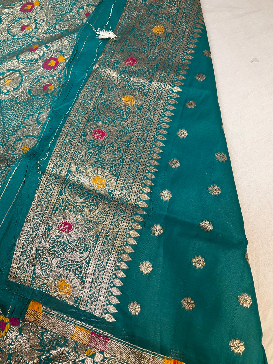 Silk Saree with Meenakari Weaving