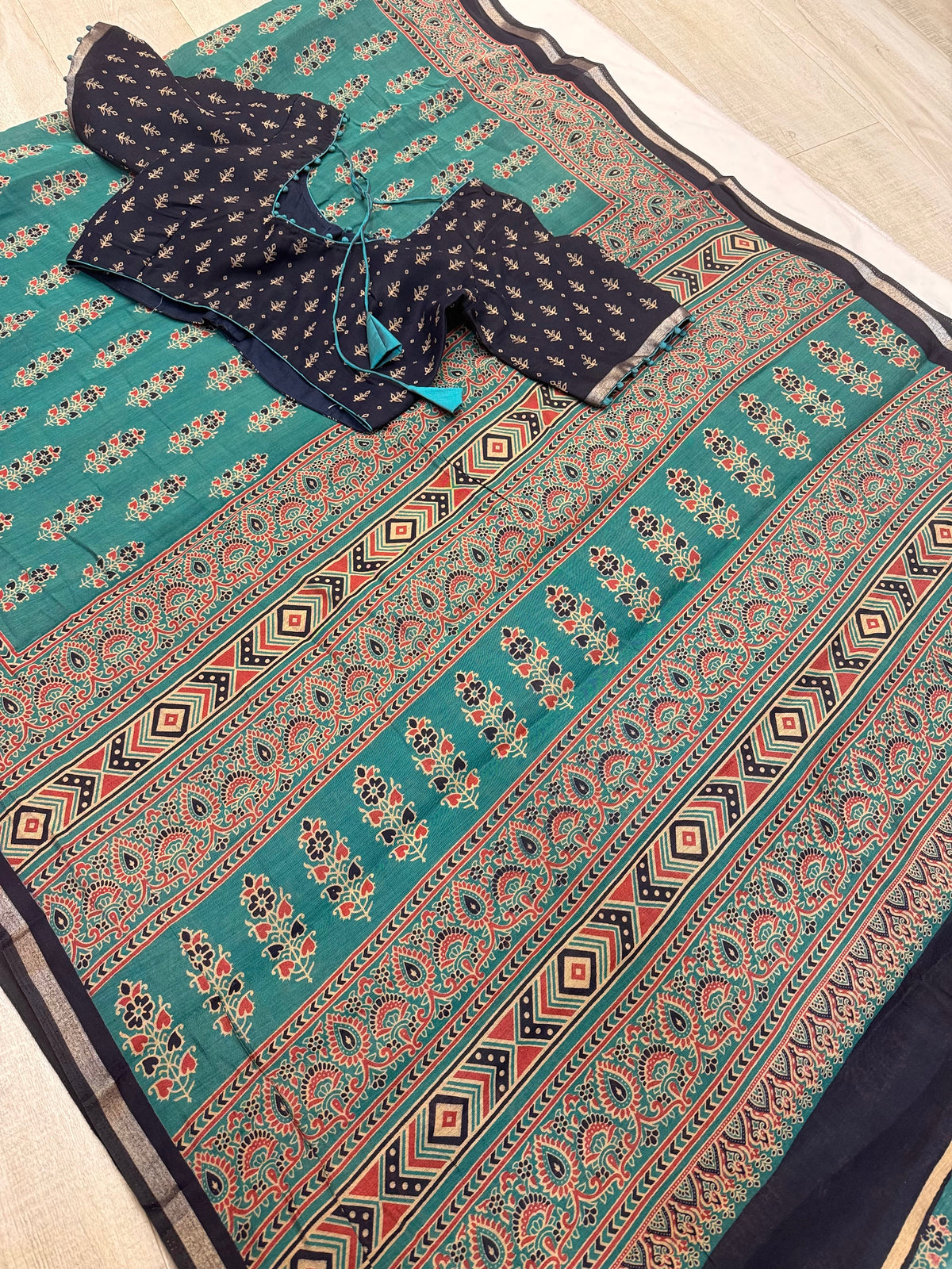 Soft and Lightweight Modal Silk Saree - Blouse Size 40 (Fits up to 44)