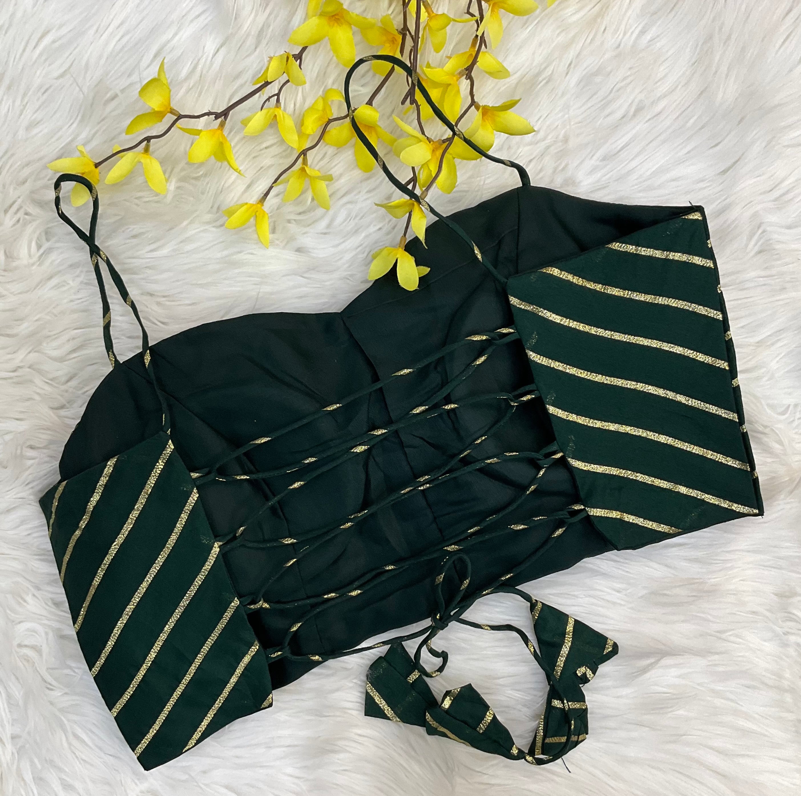 Colorful BackLess Blouses with Thin Starps- size 36/38