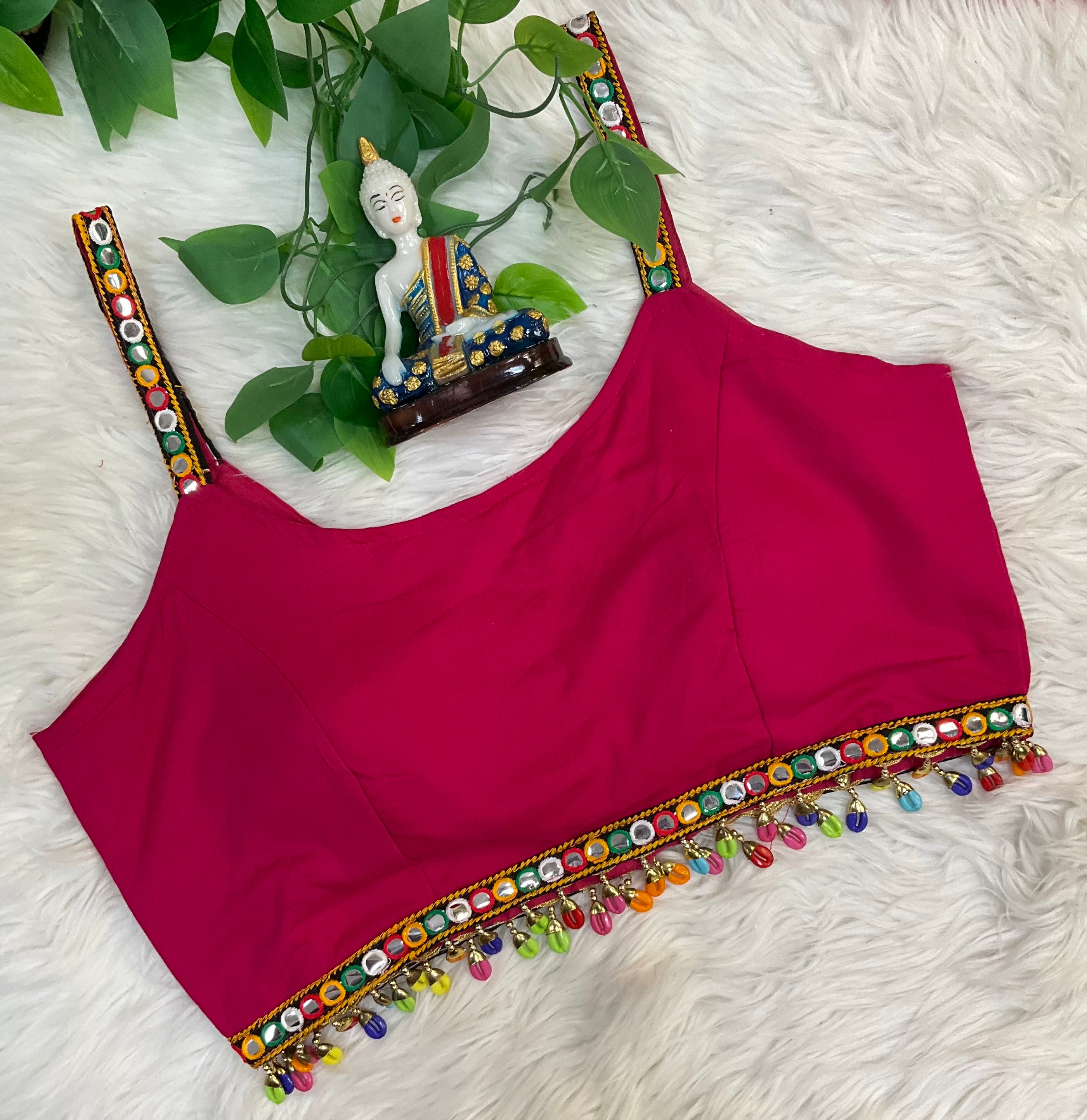 Thin Strap Colorful Pure Cotton Blouses