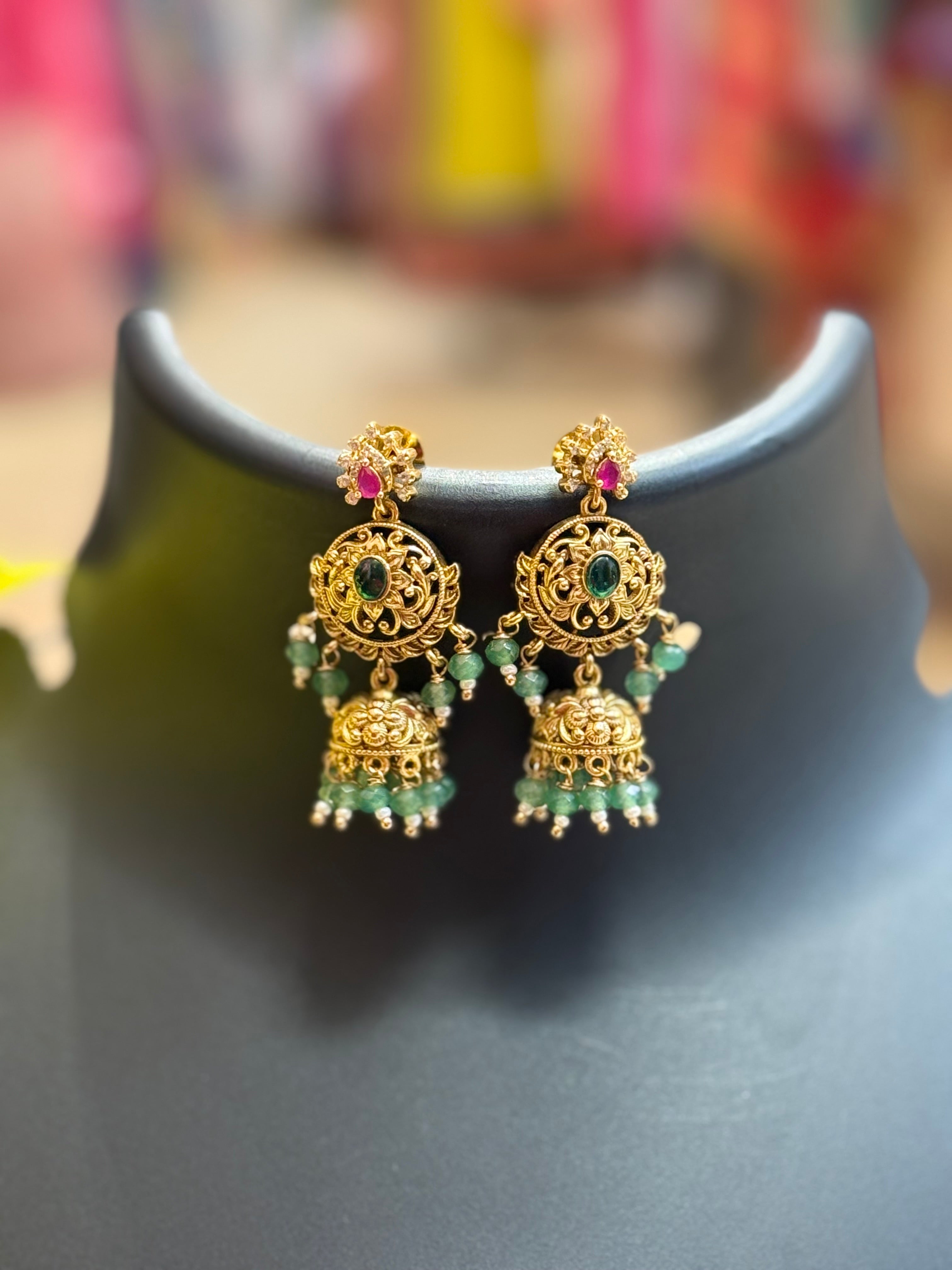 MattFinish Party Wear Necklace set