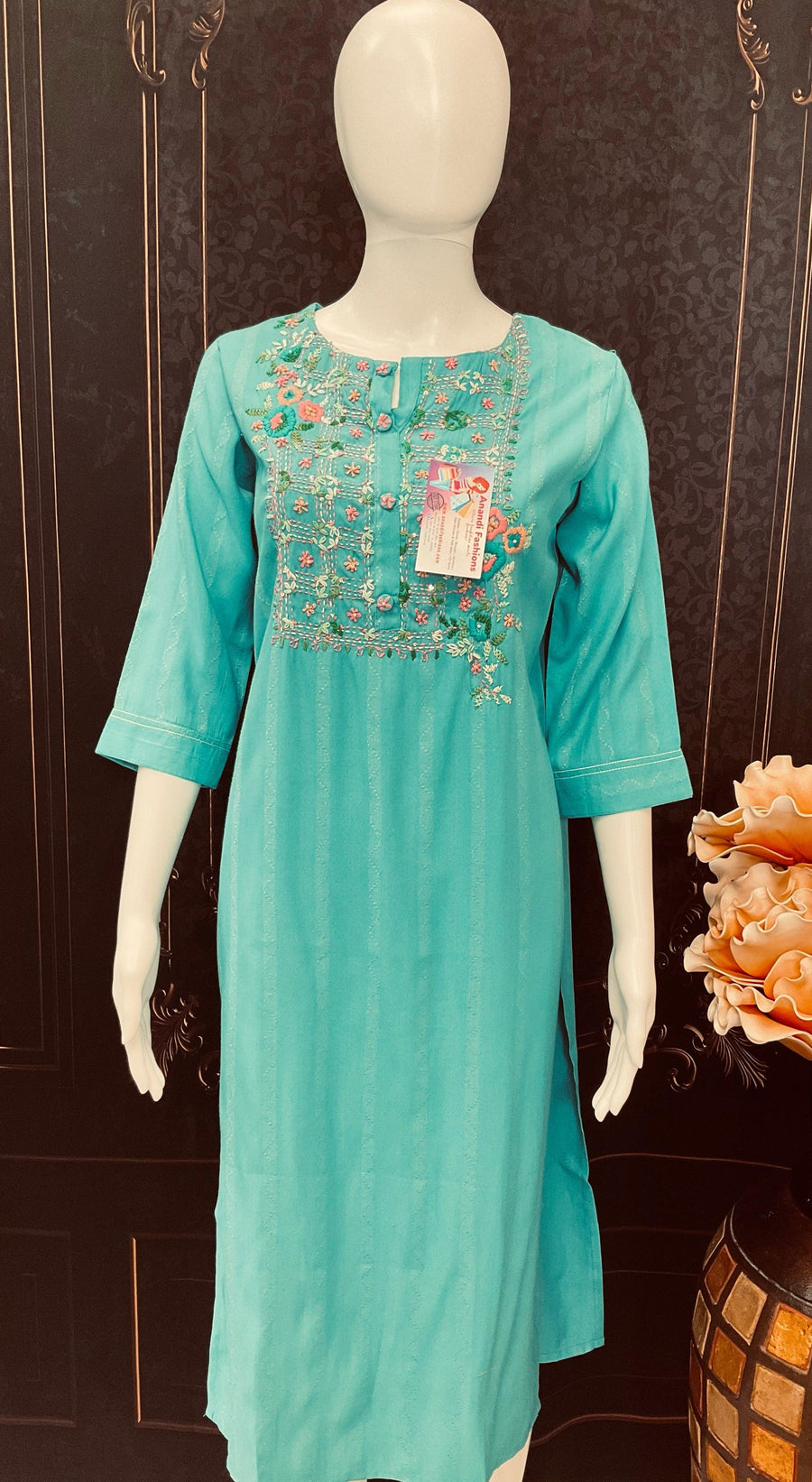 Rayon Kurti - Latest Rayon Soft Kurti with Embroidery work