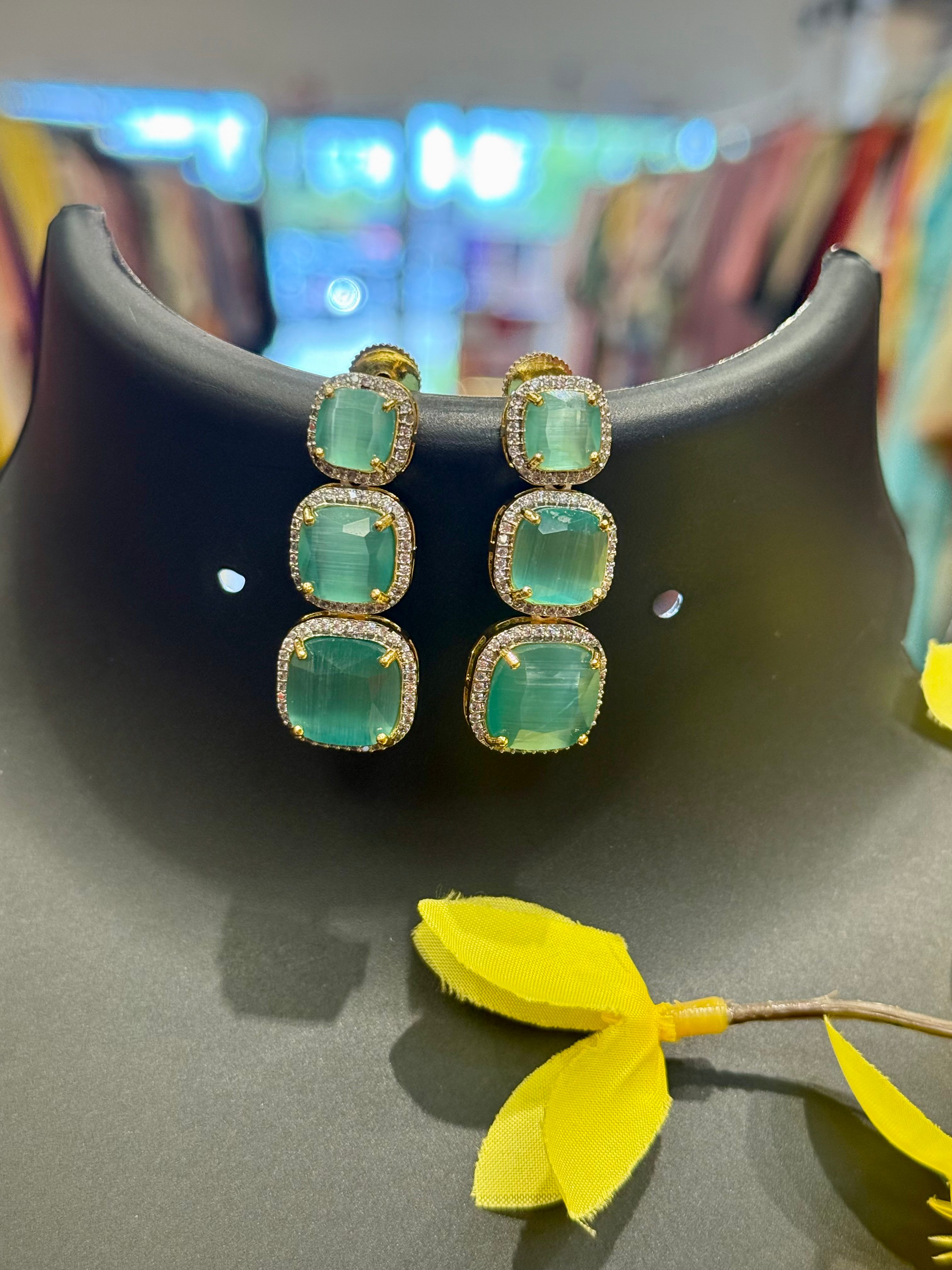 CZ party Wear Earrings  image 2