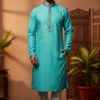 Kurta for Men - Silk Jacquard Kurta Pajama Sets for Men - Size 42/44/46