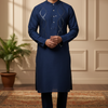 Mens kurta - Blue Kurta and Blue Pajama