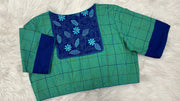 Pure Cotton High neck Blouse - Size 40