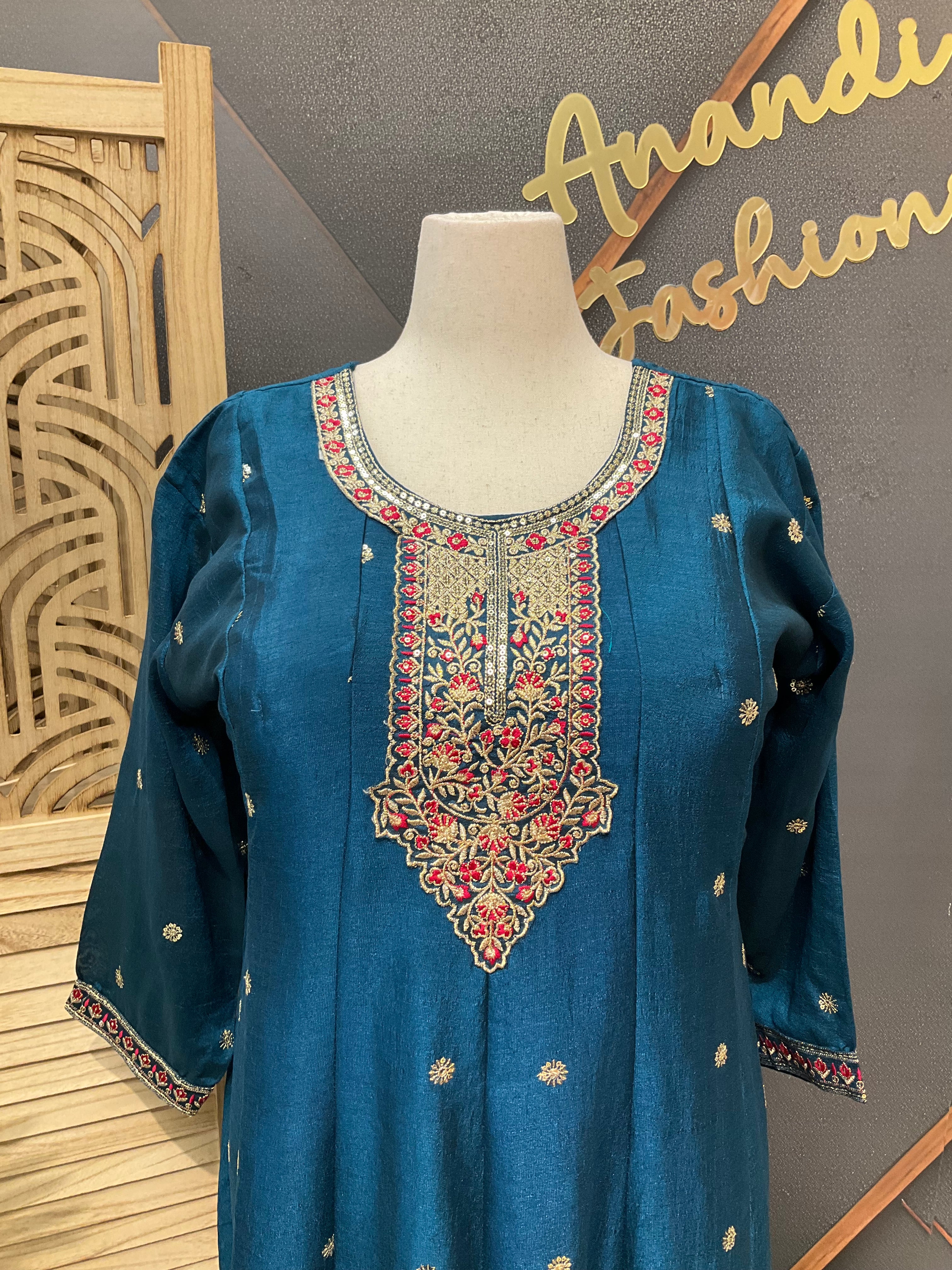 Size 52 - Plus size dresses Anarkali Party Wear Kurti sets