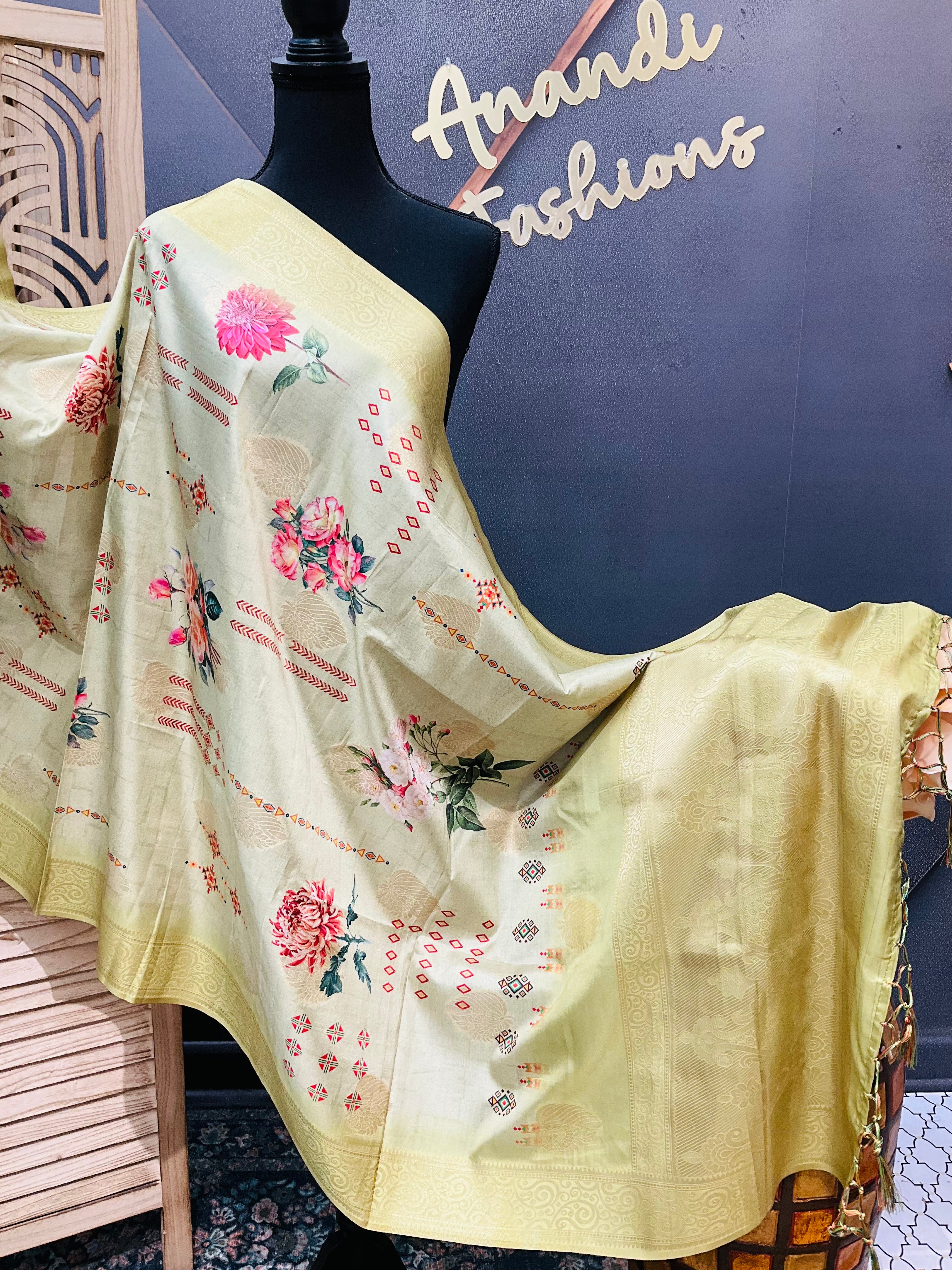 Digital print duppatta