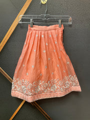 Toddler Peach lehanga set