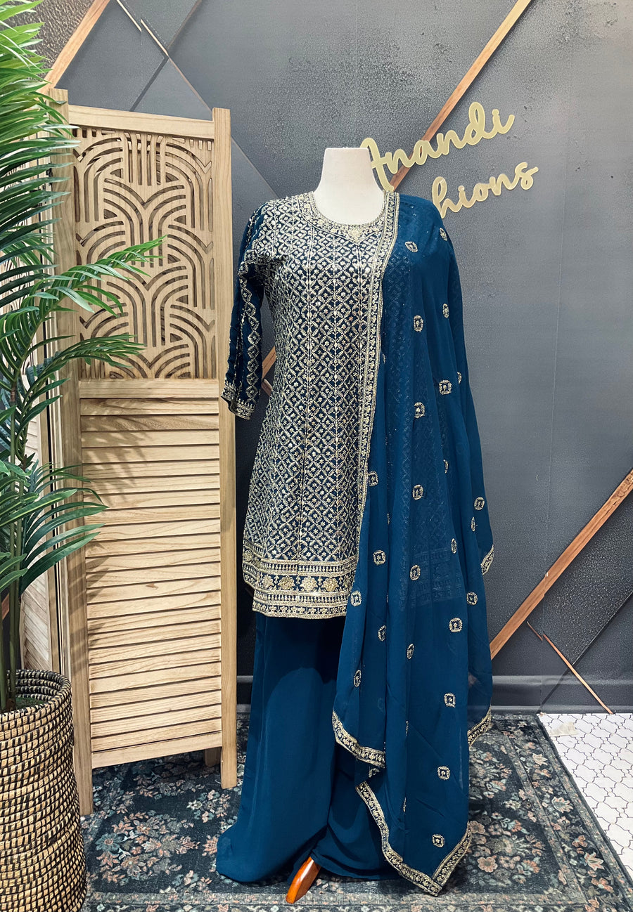Plus Size Sharara Dress Sharara Set