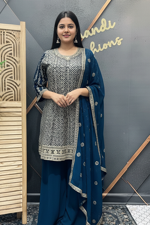 Size 48 - Plus size Sharara dress