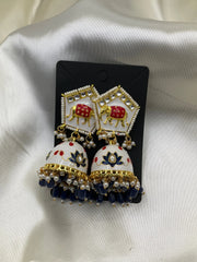 Meenakari Jumka Earrings