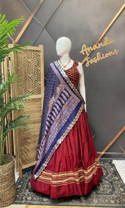 Maroon Color Lehenga/Chaniya Choli set
